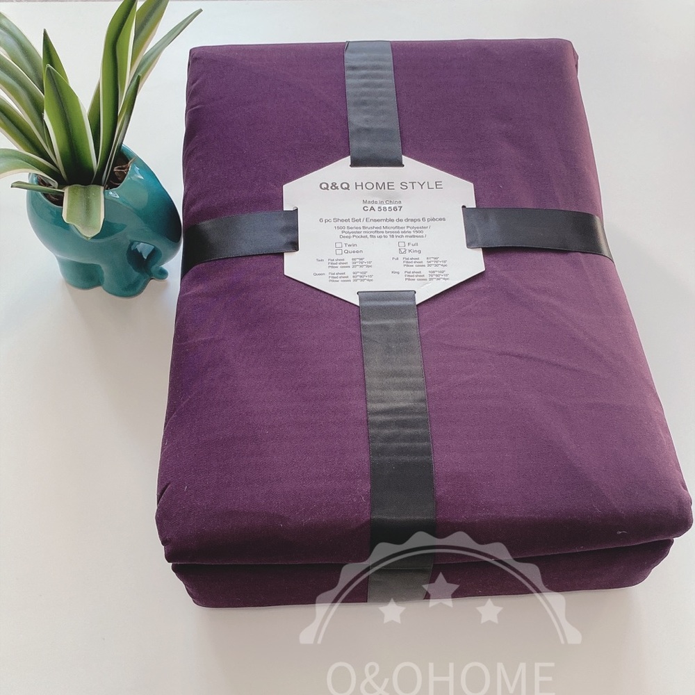 6 pieces brand new sheet set